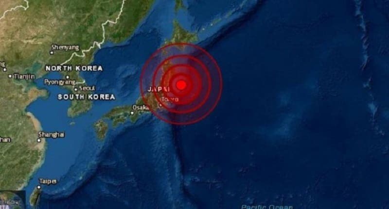 Sismo de magnitud 6 sacude las costas de Japón frente a Fukushima