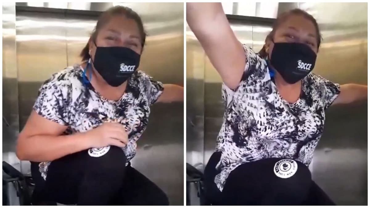 Video: Enfermera queda atrapada en un elevador del IMSS en Cuernavaca, Morelos