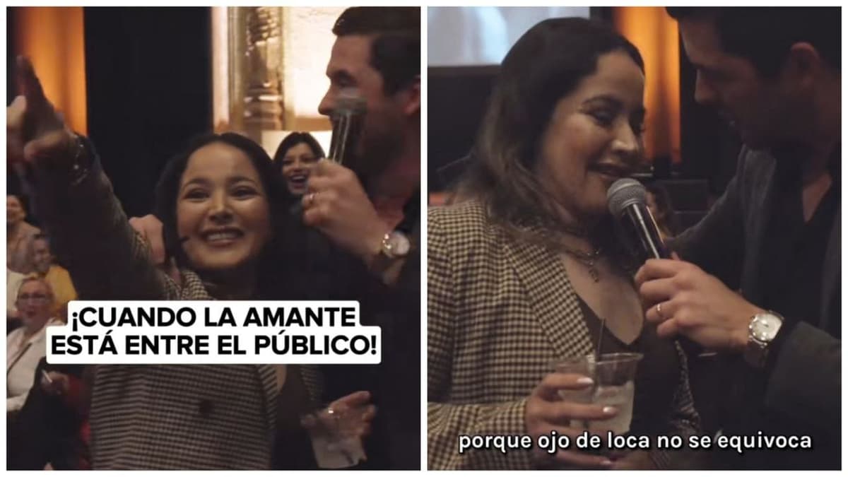 Video: Mujer coincide con examante de su marido en una conferencia