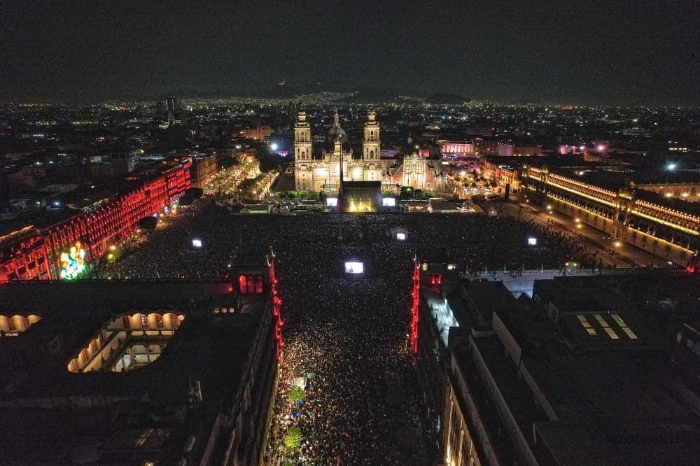 Video: Interpol logró reunir a más de 160 mil personas en el Zócalo de la CDMX