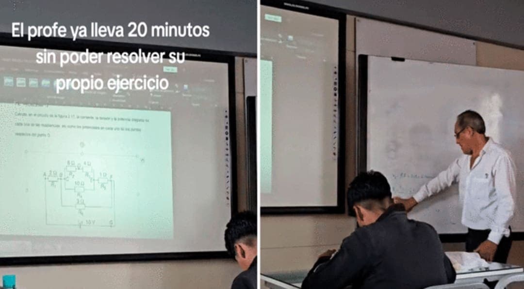 VIDEO: Profesor de ingeniería deja ejercicio a sus alumnos y se vuelve viral al no poder resolverlo