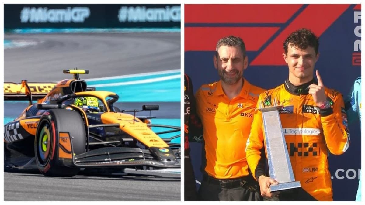 Video: Lando Norris gana el GP de Miami; Verstappen fue segundo y "Checo" Pérez quinto