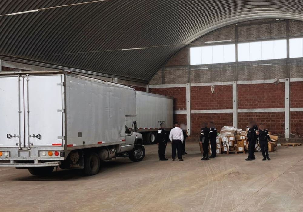 Recuperan mercancía con valor de medio millón de pesos en Ixtapaluca, Edomex