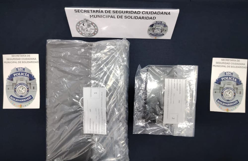 Autoridades aseguran a sujeto señalado por robo en oficinas de ventas en Solidaridad