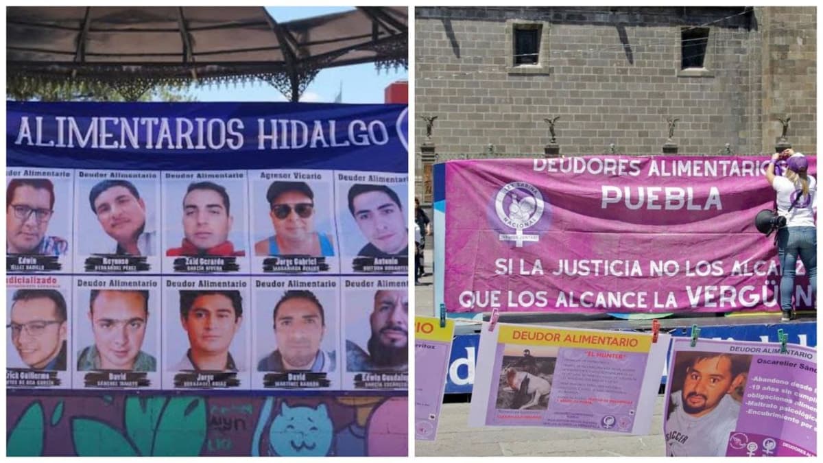 Exhiben a deudores alimentarios durante el Día del Padre en varias partes de México