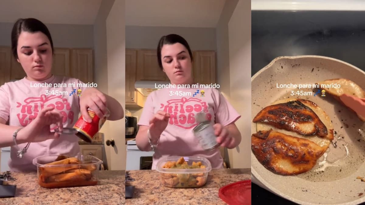 Mujer le prepara lonche de "tóxicas" a su marido; le pone comida procesada