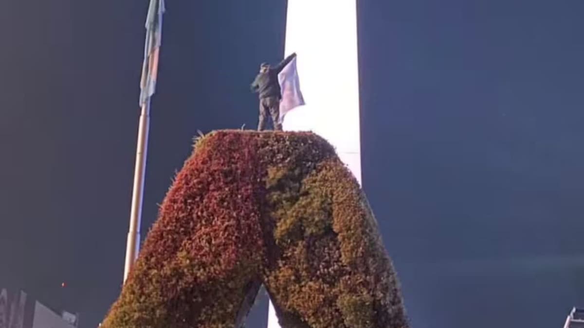 Argentino no pudo disfrutar la final de la Copa América; se cayó frente al Obelisco y perdió la vida