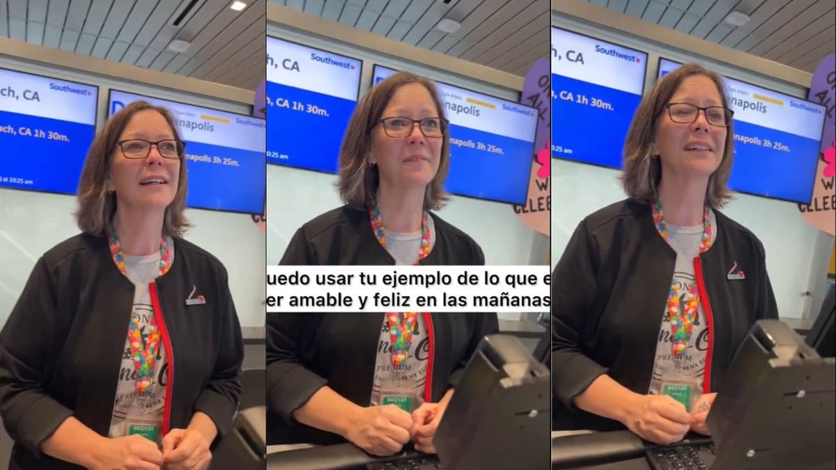 Video: Pasajera graba a empleada de un aeropuerto para reconocer su amabilidad y dedicación; su reacción se vuelve viral