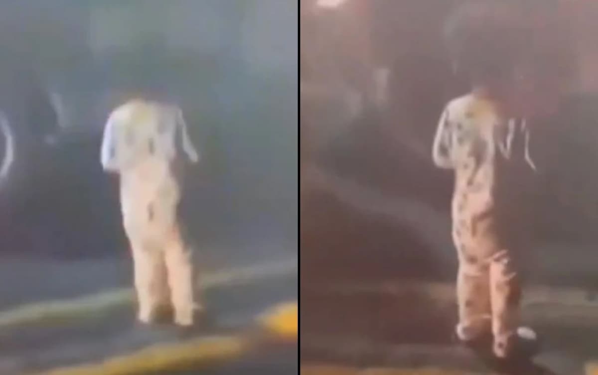 VIDEO: Encuentran a bebé caminando solo en una carretera de Puebla