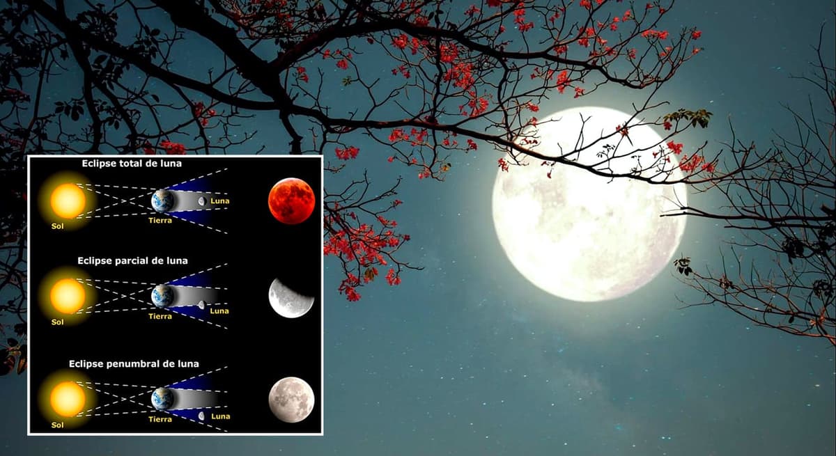 Eclipse de Superluna en la madrugada del 18 de septiembre; visible en Europa y casi toda América