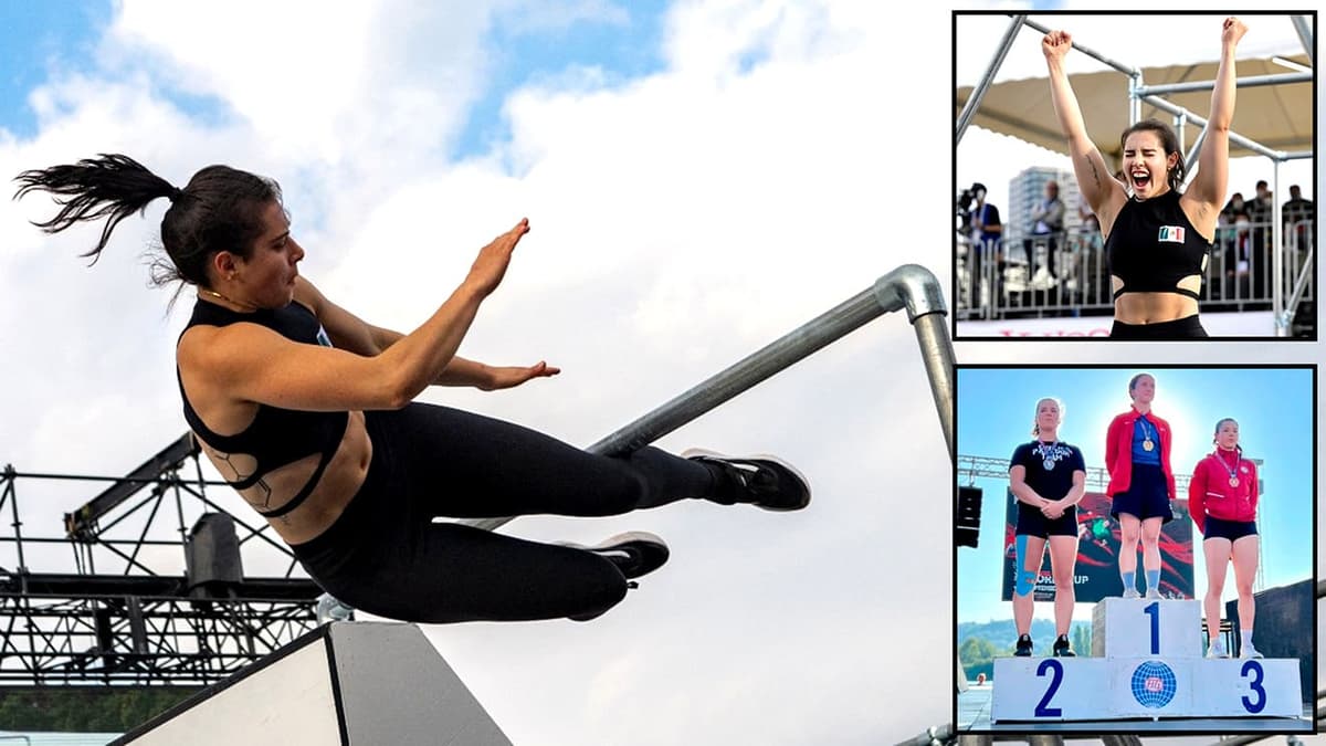 Ella Bucio obtiene bronce en parkour, pero es ganadora del Serial de Copas del Mundo