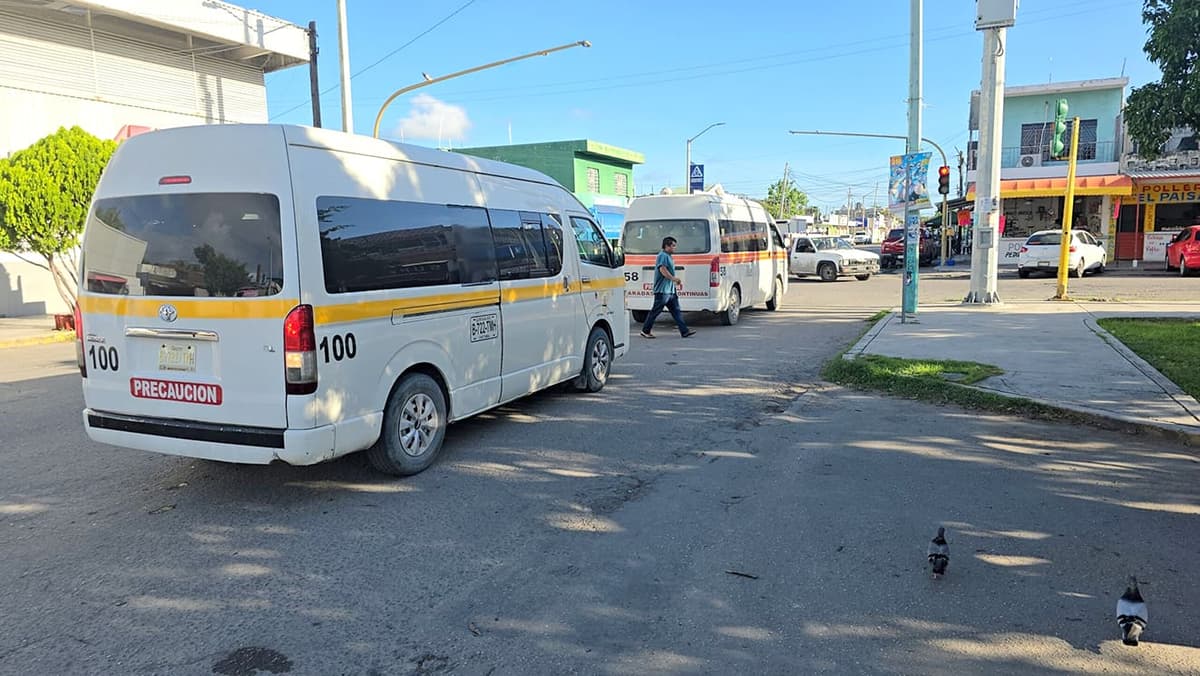 Desafía al Imoveqroo transporte público de Chetumal; suben tarifas de manera ilegal