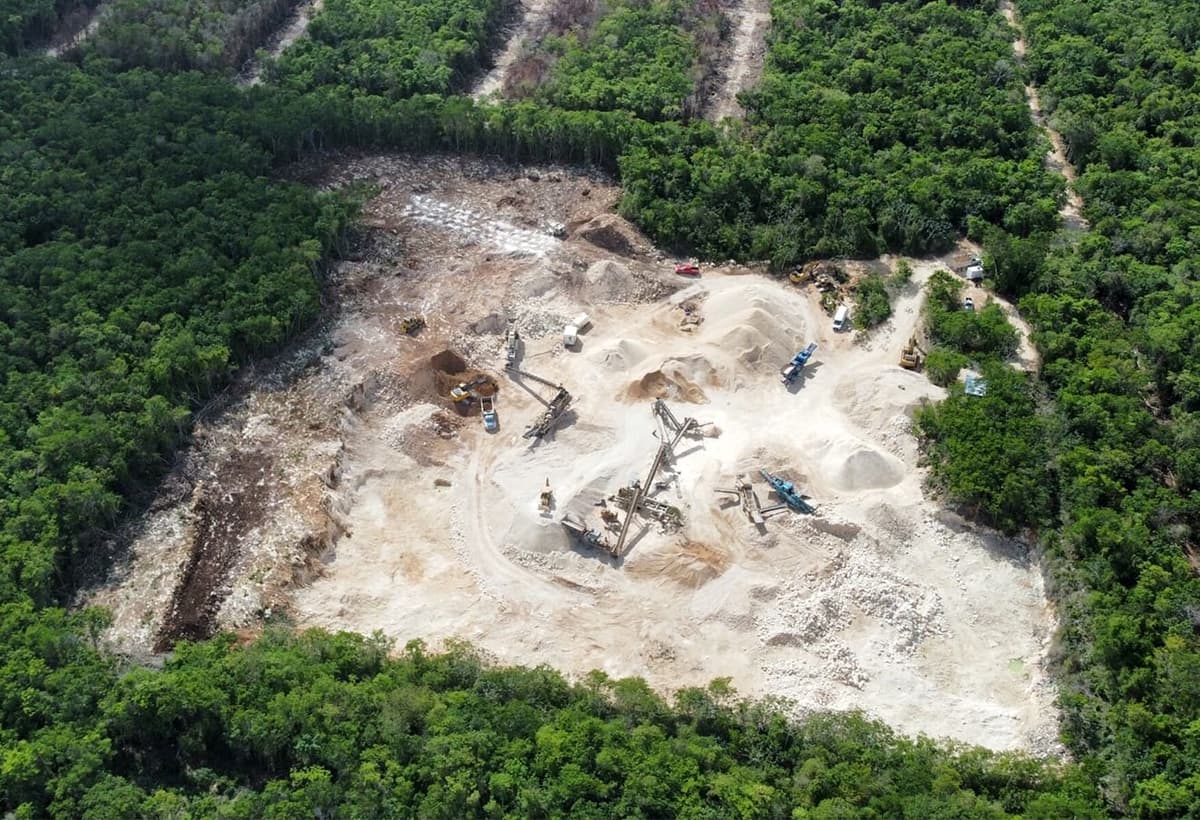 Anuncia Sedena que va por más minas de material pétreo para Tren Maya en el sur de Quintana Roo
