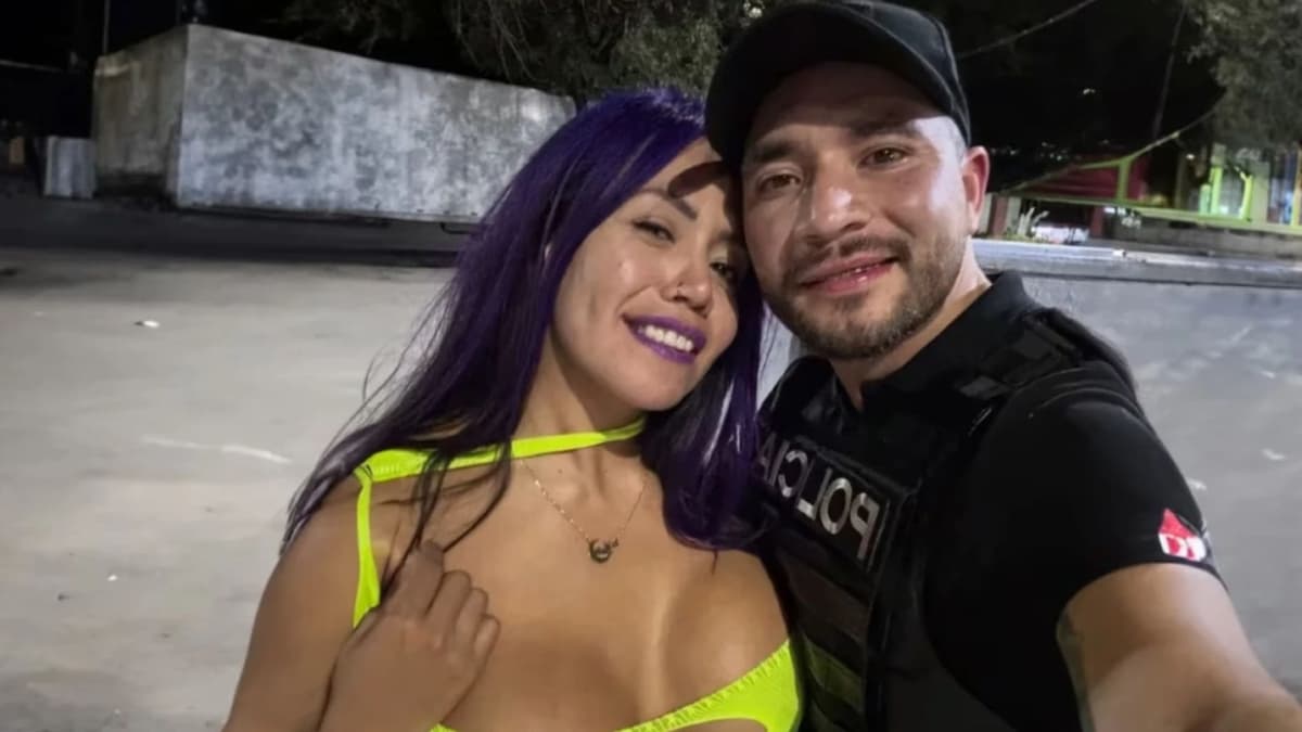 Policía que grabó video nopor con Luna Bella ahora es conductor de programa de chismes