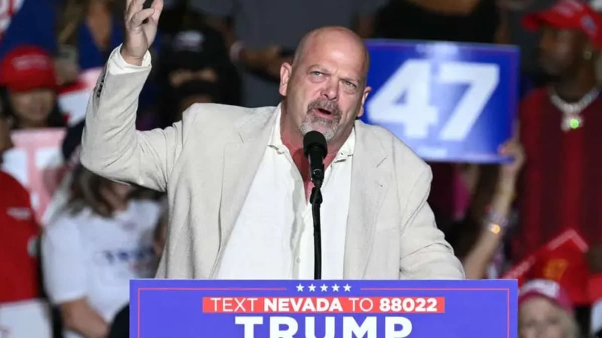 Rick Harrison de "El Precio de la Historia" muestra abiertamente su apoyo a Donald Trump durante mitin