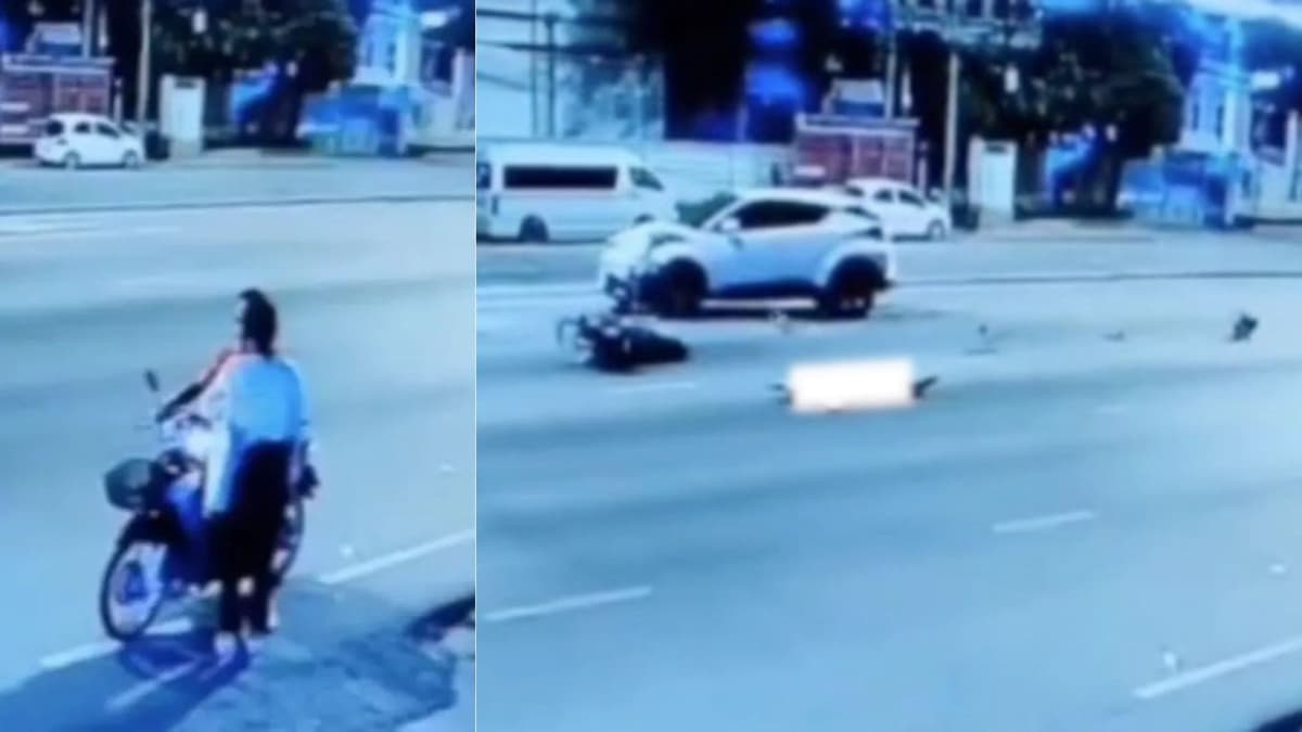 Video: Hombre muere atropellado luego de despedirse de su novia