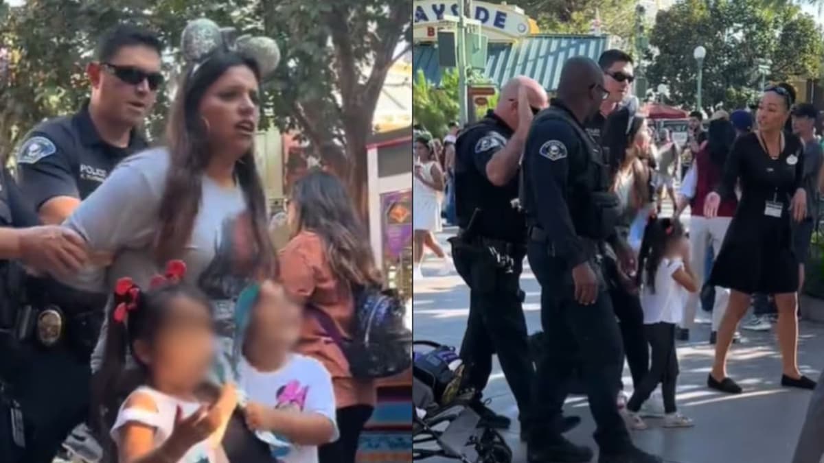 Video: Mujer es arrestada frente a sus hijas en Disneyland California Adventure