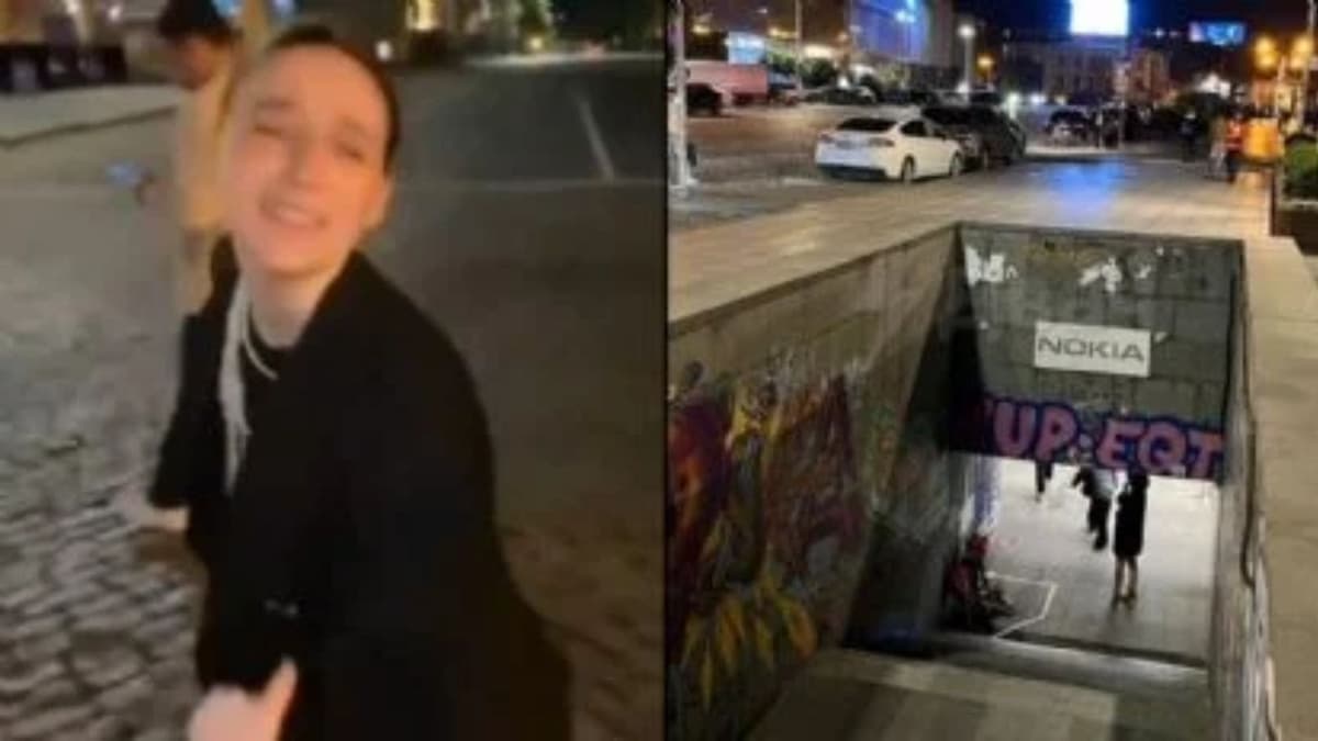 Video: Tiktoker pierde la vida al caerse de las escaleras del metro mientras se grababa cantando