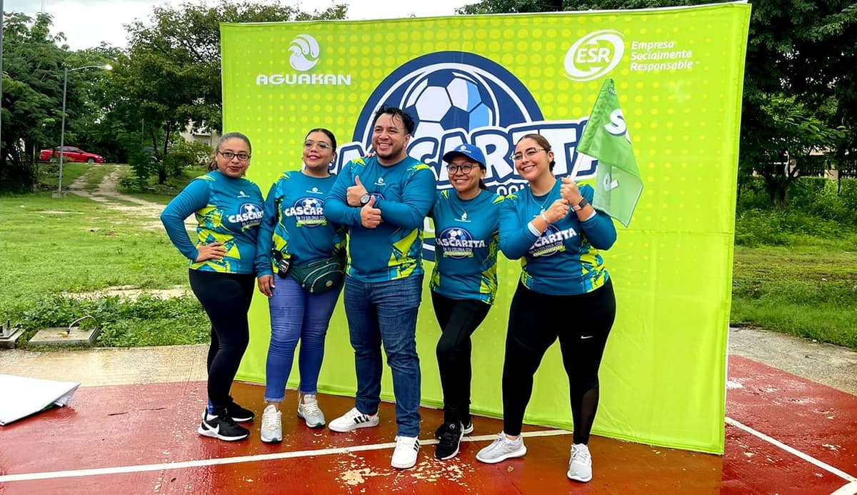 Inició el torneo de futbol “Cascarita en tu Colonia”; Aguakan busca cohesionar el tejido social