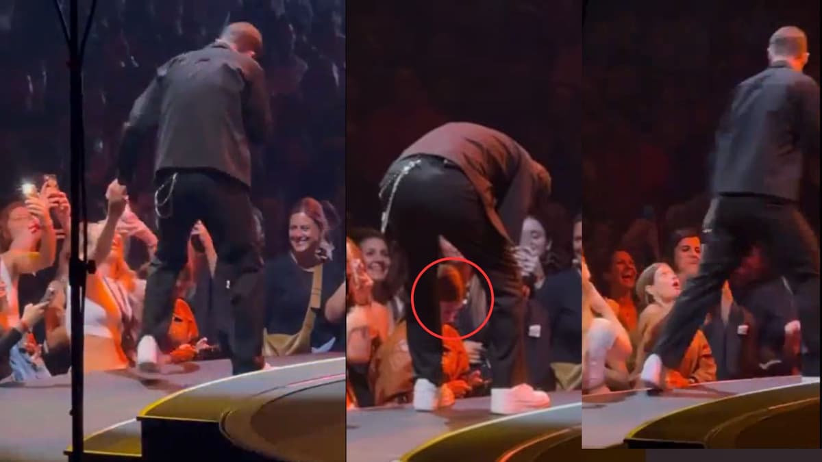 Justin Timberlake le canta de frente a una fan y es ignorado; estaba distraída con el celular