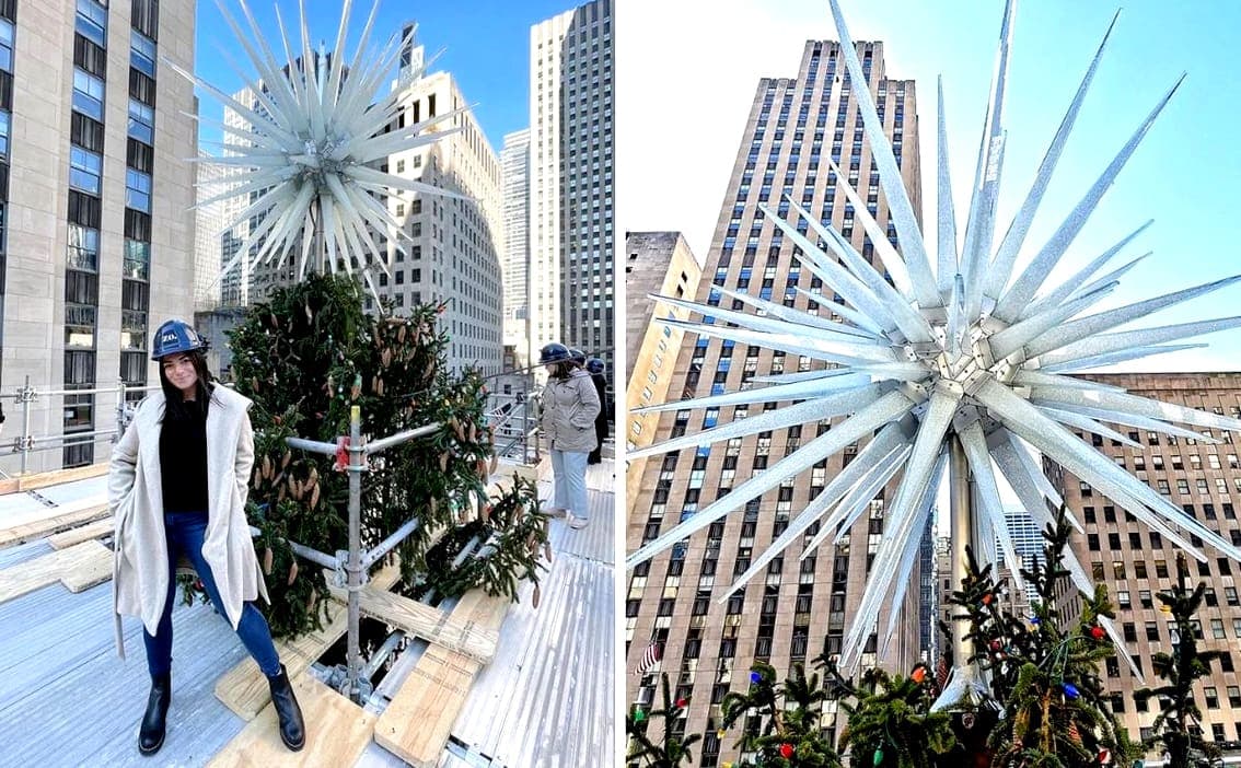 Tendrá tres millones de cristales Swarovski el árbol de Navidad del Rockefeller Center
