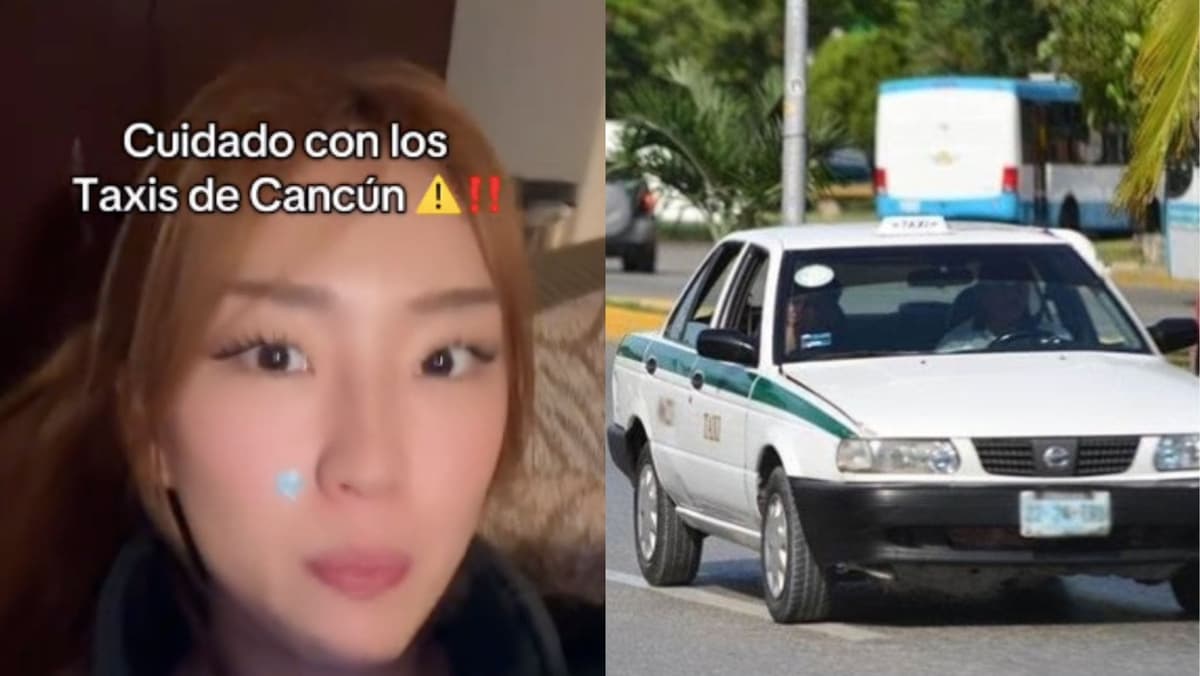VIDEO: Taxistas de Cancún le cobran a influencer 10 MIL PESOS por llevarla del aeropuerto a la Zona Hotelera