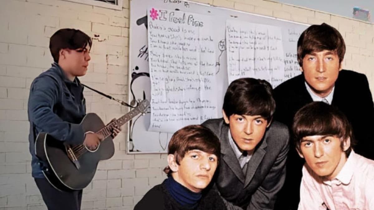 Maestro imparte clases de inglés al ritmo de The Beatles con todo y guitarra