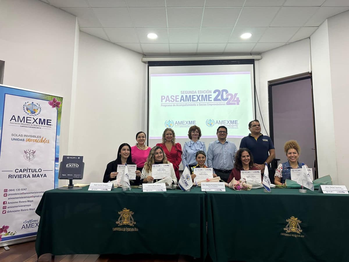 De emprendedoras a empresarias: Programa PASE de Amexme Riviera Maya transforma la vida de ocho mujeres