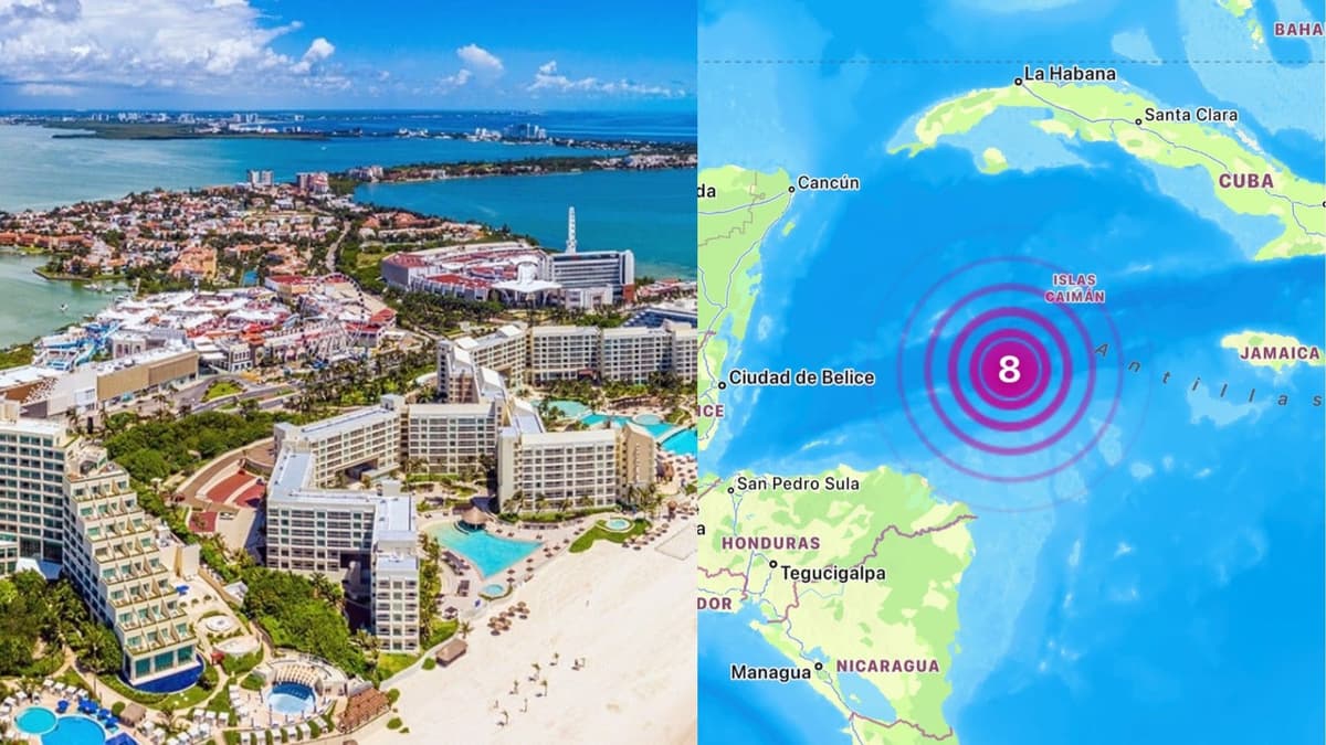 Sismo en las Islas Caimán de 8.0 se siente en Cancún y Chetumal