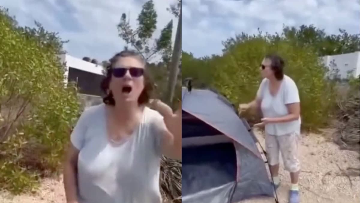 Lady Huevos: Mujer canadiense arroja blanquillos a familia en playa de Yucatán por estar en "su playa privada"