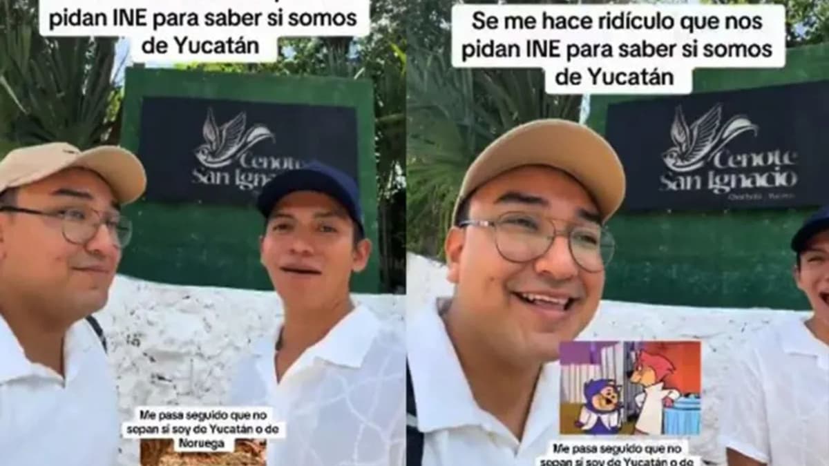 Video: Piden a jóvenes de Yucatán INE para ingresar a cenote; no creyeron que fueran locales