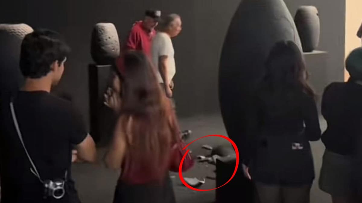 Video: Asistente derriba pieza de arte en Museo de Monterrey