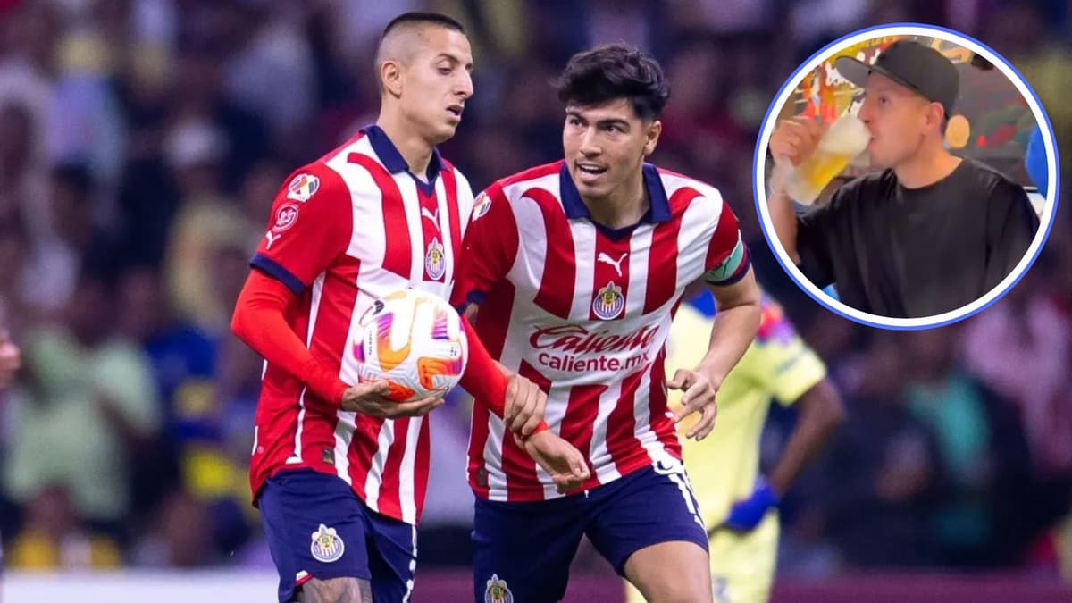 Video: Tunden a jugadores de Chivas, "Piojo" Alvarado y Érick Gutiérrez por beber cerveza