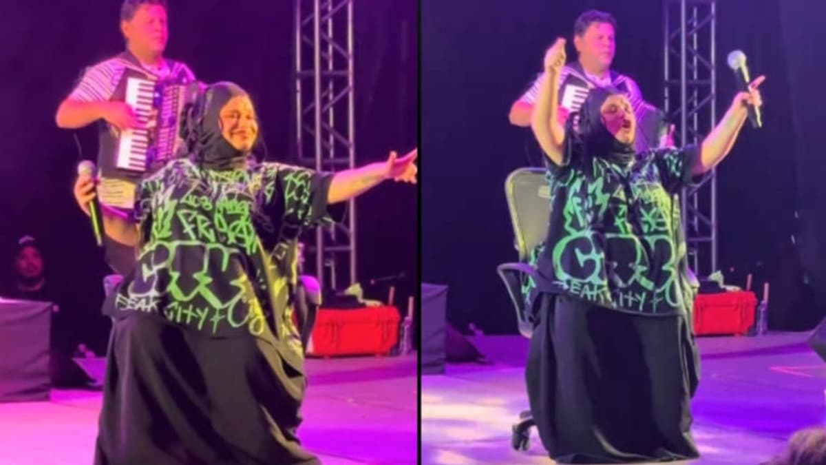 Video: Critican a Amandititita por ofrecer concierto sentada durante la Feria Nacional del Libro de León