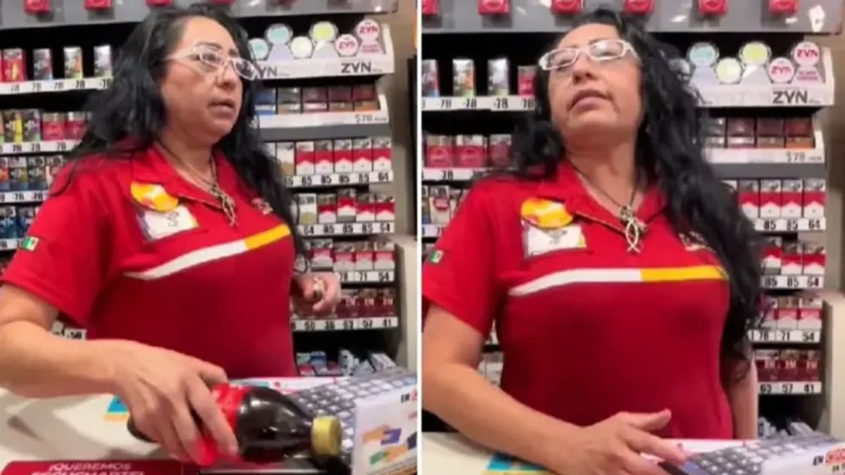 Video: Joven es insultado por la cajera de un Oxxo en CDMX porque abrió un refresco antes de pagarlo