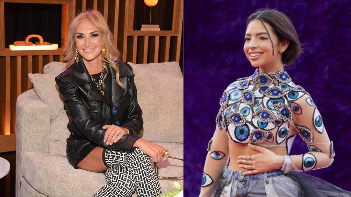 Video: Adela Micha se burla del tatuaje que Christian Nodal se hizo por Ángela Aguilar