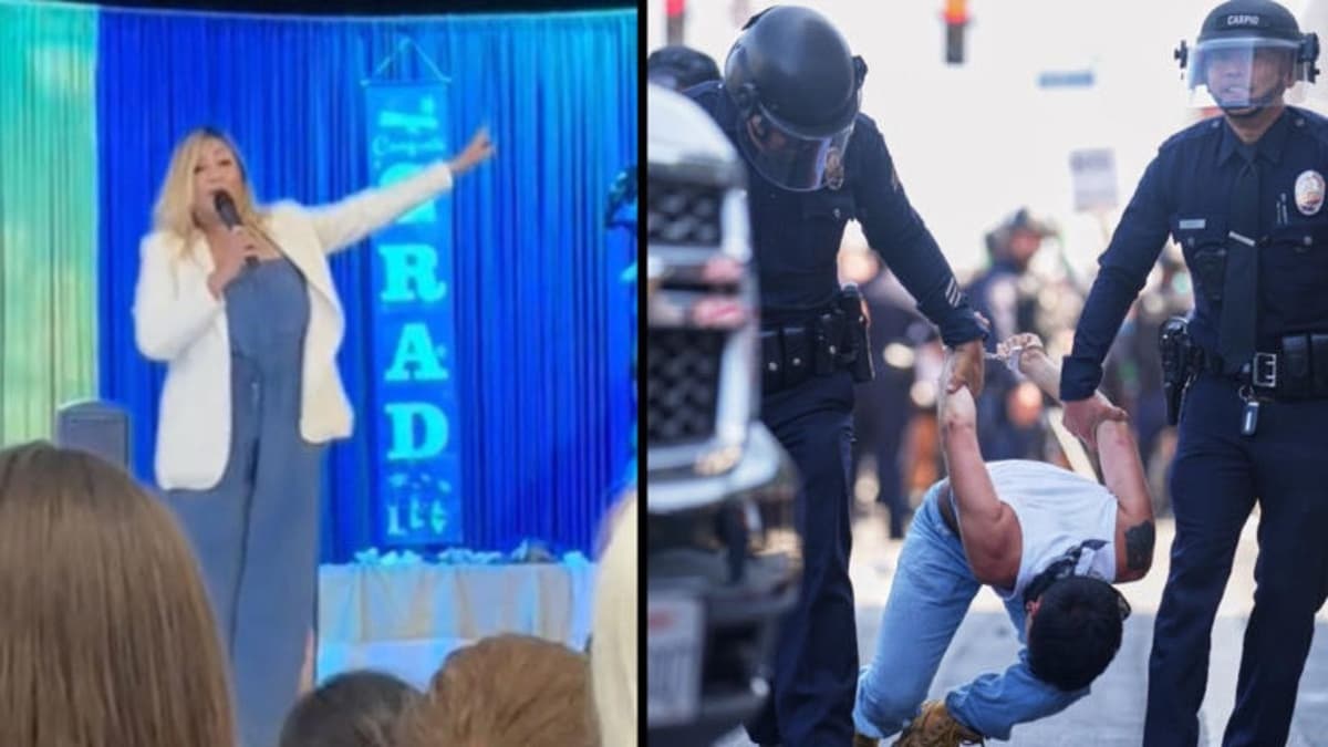 Maestra irrumpe ceremonia de graduación y alerta a la comunidad estudiantil de redada migratoria en California, Estados Unidos