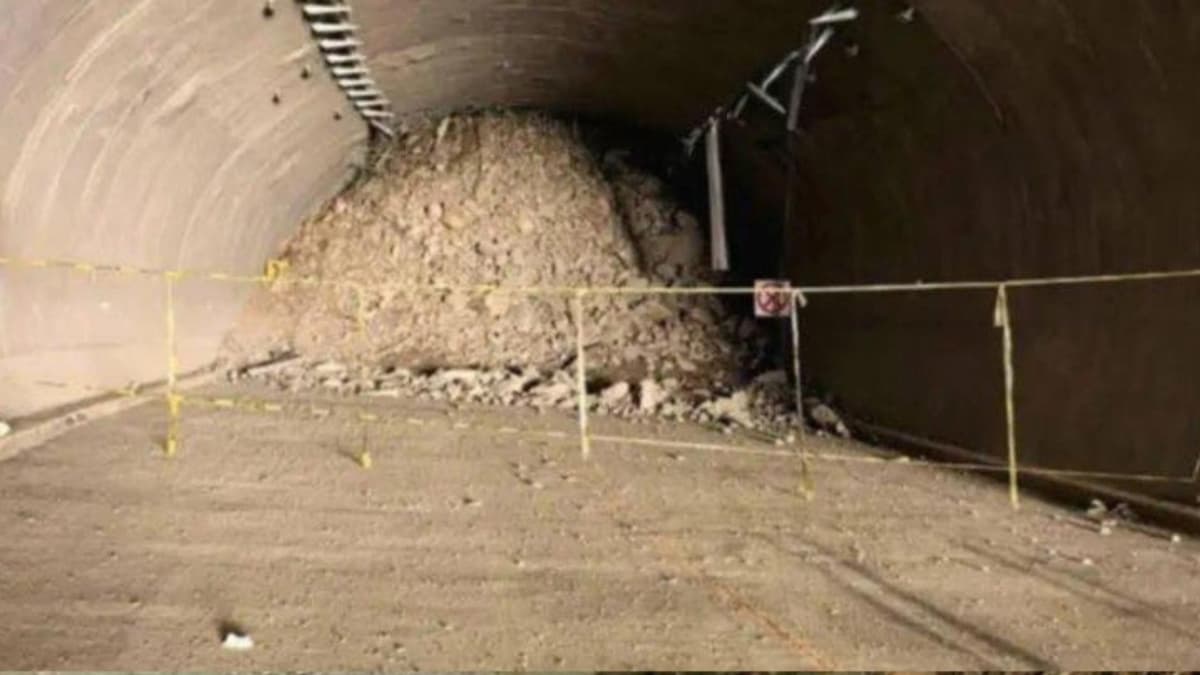 Colapsa túnel Mitla-Tehuantepec tras paso de huracán Erick en Oaxaca