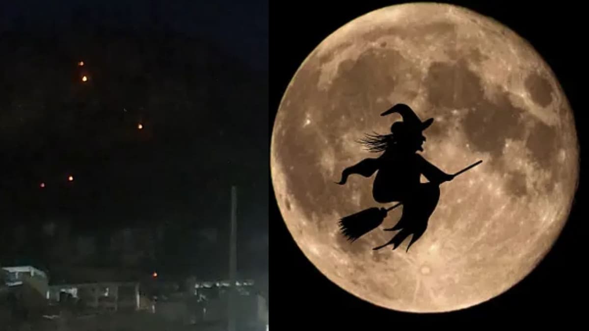 Video: Captan bolas de fuego en famoso cerro de alcaldía Iztapalapa en la CDMX, ¿son brujas?