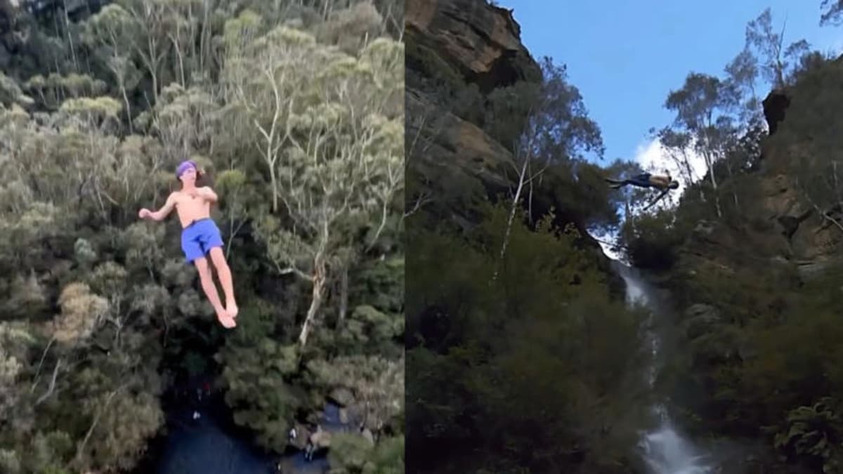 Video: Joven se fractura la columna tras realizar un clavado desde 42 metros de altura en Estados Unidos