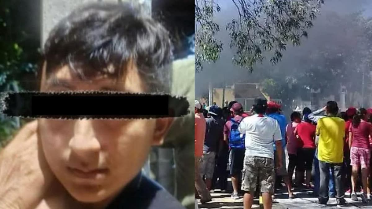 Amarran a ladrón a un poste tras intentar robar una motosierra en Mérida, Yucatán