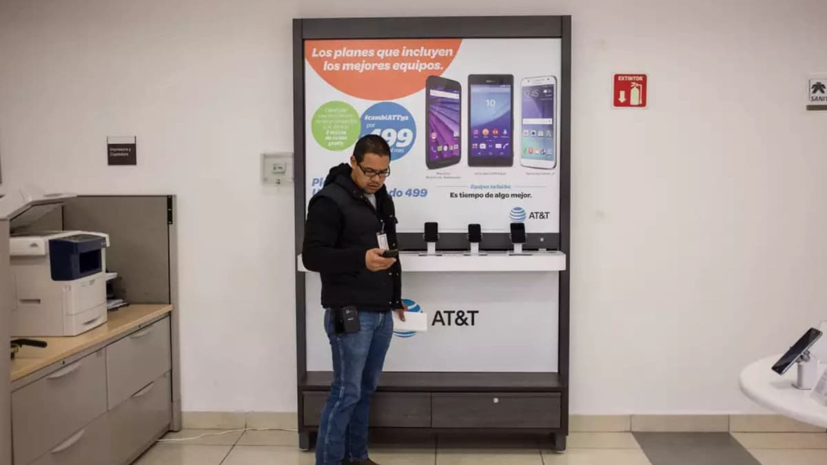 Reportan caída de red de AT&T en distintas zonas de México