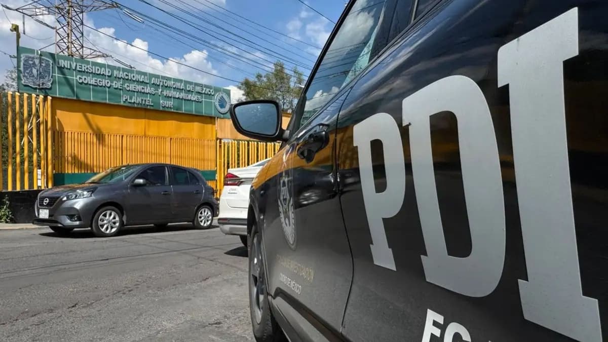 Estudiante mata a su compañero con una navaja al interior del CCH Sur en CDMX