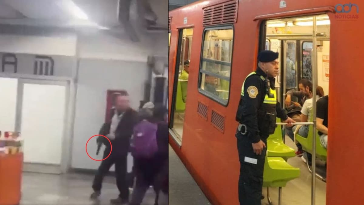 Video: Hombre ingresa armado al metro de la CDMX y amenaza a usuarios