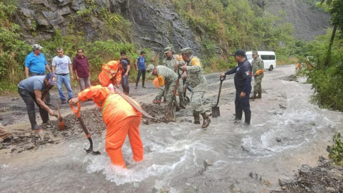 Declaran inhabitable comunidad de Tianguistengo, Hidalgo tras las fuertes lluvias