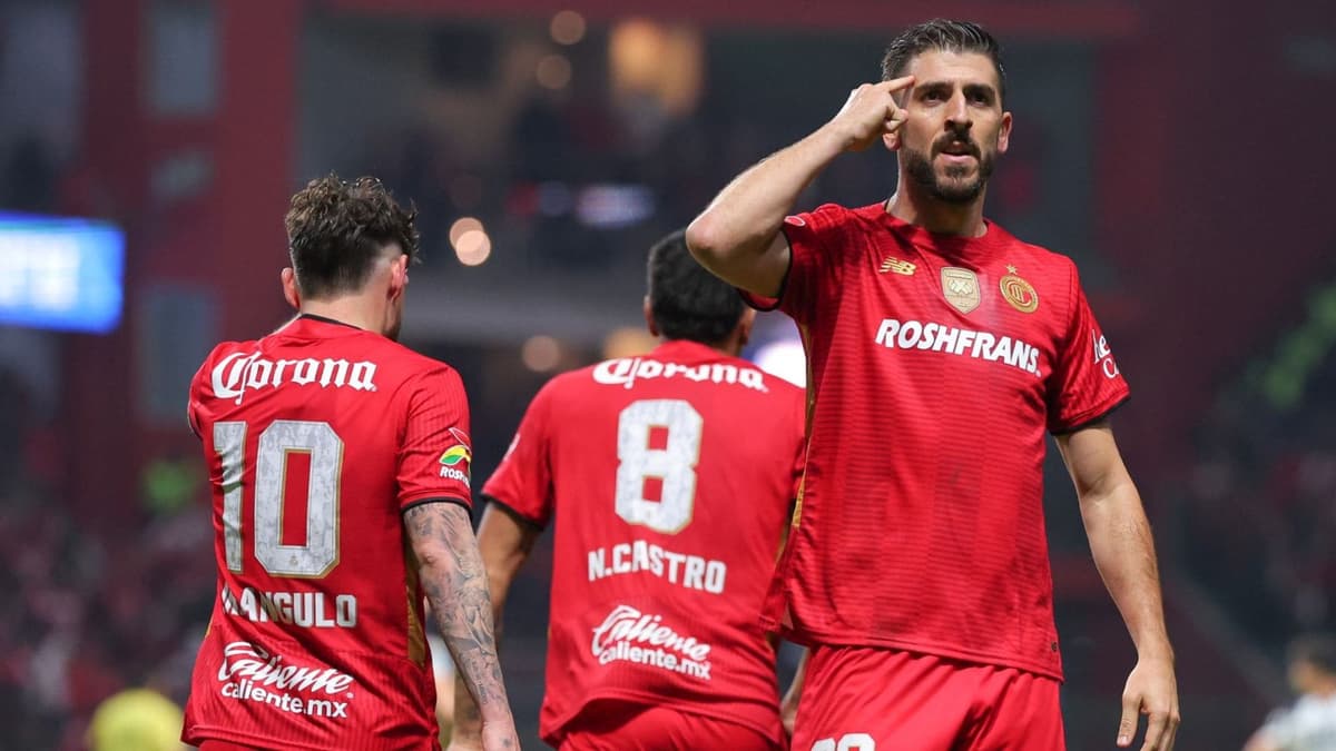 Toluca primer finalista del Apertura 2025 de la Liga MX tras vencer 3-2 a Rayados de Monterrey