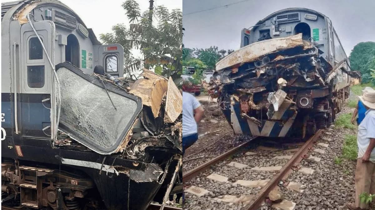 Conductor de tráiler choca contra el Tren Interoceánico en Chiapas