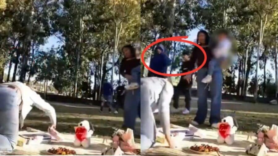 Video: Asaltan a dos mujeres con una menor durante un picnic en Puebla