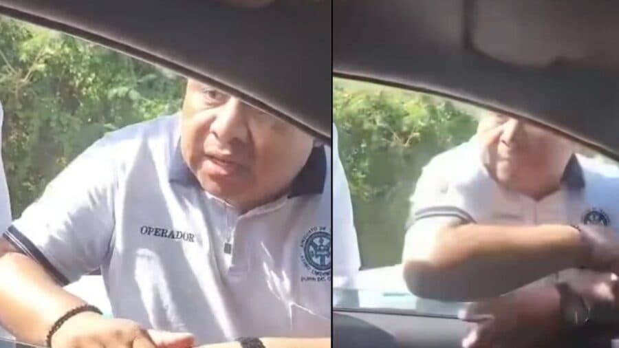 Video: Surge otro ataque de taxistas a conductores de aplicación en Playa del Carmen; es el segundo en dos días