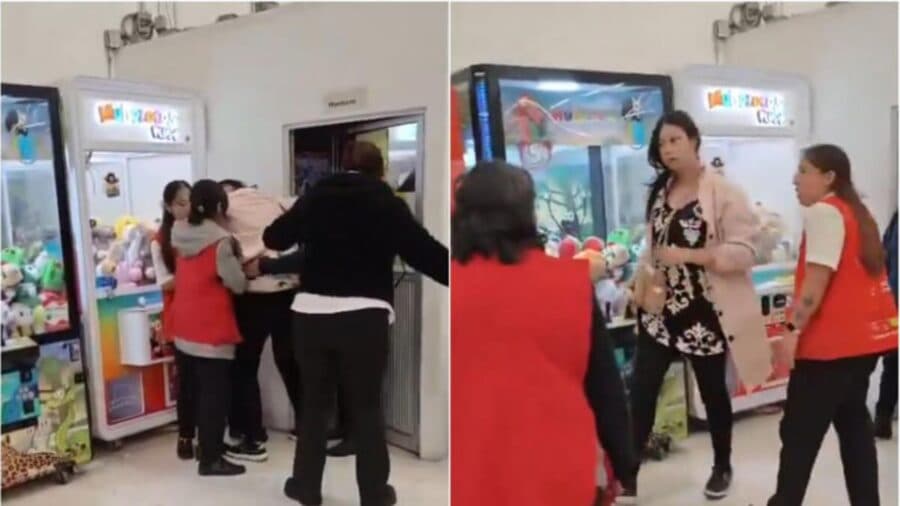 Video: Mujer intenta robar productos de un Soriana de Puebla y empleadas la detienen